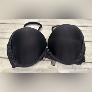 Victoria’s Secret Dream Angels Lace Push-up bra, Black, Size 34DD